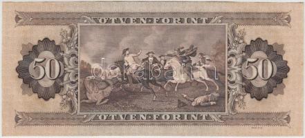 1951. 50Ft nyomdai papírráncokkal T:I