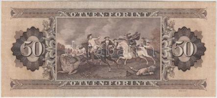 1951. 50Ft nyomdai papírráncokkal T:I