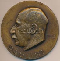 Musti Viktor (1917-1943) 1940. "Paulini Béla" Br emlékérem (60mm) T:2