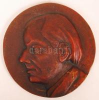 Bartos Endre (1930-): Bartók Béla. bronz plakett, jelzett, d:11 cm