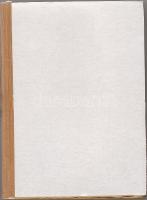 1923 Forgalmi adó könyv (pótolt fedőlap) kb. 500db forgalmi adó bélyeggel