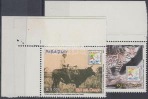 Nemzetközi bélyegkiállítás ívsarki sor, International Stamp Exhibition corner set