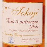 2000-es 3 puttonyos Tokaji Aszú, 0,5 l