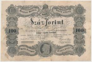 1848. 100Ft "Kossuth bankó" T:restaurált