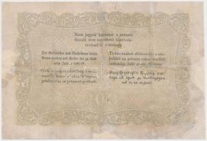 1848. 100Ft "Kossuth bankó" T:restaurált