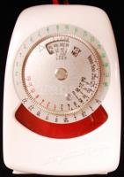 Fénymérő, műbőr tokban, 6×8 cm