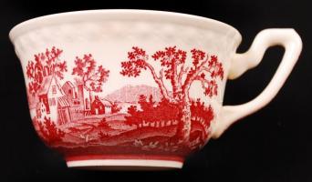 2 db Woodland tálka, és 2 db V&B csésze, jelzett, levonóképes, egyiken hajszálrepedés