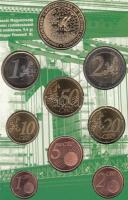 2003. 1c, 2c, 5c, 10c, 20c, 50c, 1&#8364;, 2&#8364; próbaveretek + "Népszavazás Magyarország Európai Uniós csatlakozásáról" rézötvözetű emlékérem első hivatalos információs készlet díszkiadásban + Kanada 1982. 1$ "Konföderáció" + 1985. 1$ "Ottawa" fém zseton + Nagy-Britannia 1951. 1/2C "VI. György" + 1965. 1C "Sir Winston Churchill" + NDK 1971. 20M "Ernst Thälmann" + Szlovénia 2008. 3E "Európai uniós elnökség" T:PP,2