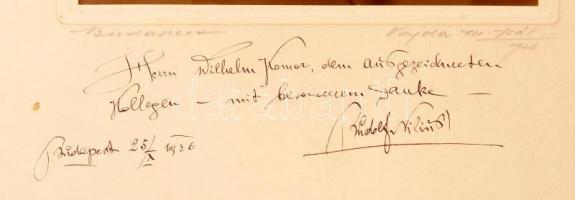 1926 Rudolf Nilius (1883-1962) osztrák karmester, zeneszerző portréja. Vajda M. Pál műterme, Budapes...