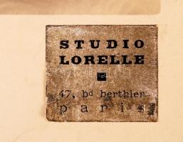 1931 Ninon Vallin francia operaénekesnő (1886-1961) portréja. Studio Lorelle, Párizs. Dedikálva Komo...