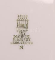 Zsolnay bölény, kézzel festett, hibátlan, jelzett, m: 14,5 cm, h: 16 cm