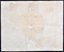 1863. 10G áthúzással érvénytelenítve T:restaurált
Austrian Empire 1863. 10 Gulden with cancellation ...