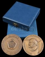 ~1960. Eredményes propaganda munkáért járó Br emlékplakett. Szign.: CVS (70mm) + 1969. "Rendőrs...