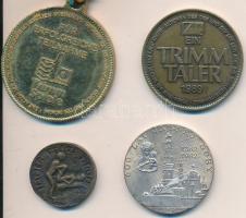 6db klf külföldi emlékérem, jelvény, erotikus zseton, benne "60 Jahre Roter Oktober", &quo...