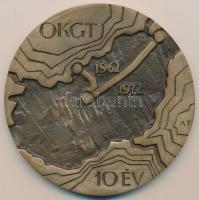 Asszonyi Tamás (1942-) "Barátság olajvezeték 1962-1972" Br emlékplakett (117mm) T:1-,2