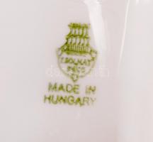 Zsolnay porcelán kulacs esztergomi látképpel, hibátlan, matricás, jelzett, m: 13,5 cm