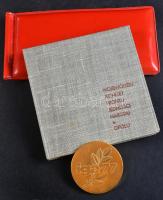 Szlovákia 1970. "A Pozsonyi Városházán eltöltött 25 év munkájáért" Br emlékplakett dísztok...