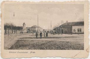 Orosháza, Főtér, gyógyszertár; kiadja Tomai képeslap- és papírárúkereskedő