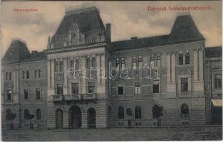 Székelyudvarhely, vármegyeháza / county hall (ázott sarok / wet corner)