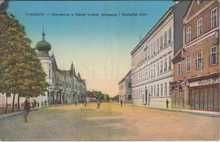 Vinkovci, Vinkovce; Német utca, gimnázium / street, grammas school (EB)