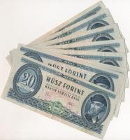 1975. 20Ft (8x) T:vegyes