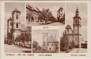 Gyöngyös, Római katolikus templom, Főtér, Orosz emlékmű, Ferences templom