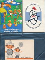 9 db MODERN magyar grafikus motívum lap; reklám, propaganda / 9 modern Hungarian graphic motive cards; advertisement, propaganda