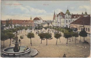 Szentes, Piac tér, üzletek, Szilágyi Dezső kiadása