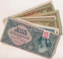 ~100db vegyes magyar bankjegy tétel a pengő időszakból T:vegyes