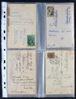 36 db RÉGI motívum lap; üdvözlő, újév / 36 old motive cards; greeting, new year