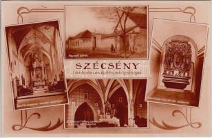 Szécsény, Szent Ferenc rendi templom belső, Haynald zárda, Szent Anna oltár, II. Rákóczi Ferenc szobája