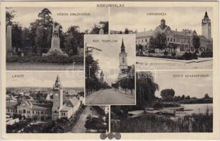 Kiskunhalas, Hősök emlékműve, Városháza (EK)