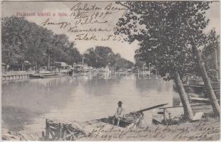 Sió folyó, halászati kikötő, Divald (fa)