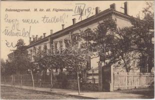 Balassagyarmat, Magyar királyi állami főgimnázium, kiadja Halyák István