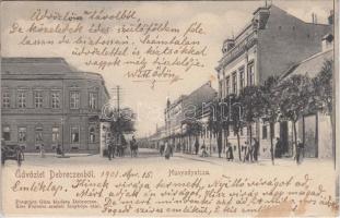 Debrecen, Hunyadi utca, kiadja Pongrácz Géza (EK)