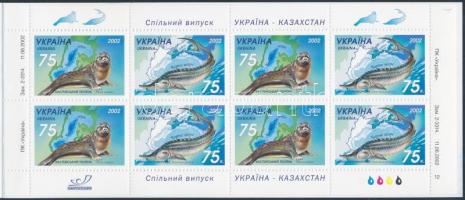 Tengeri állatok bélyegfüzet, Marine animals stamp-booklet