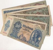 101db vegyes magyar és külföldi bankjegy T:vegyes 101pcs of mixed banknotes C:mixed