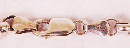 Ezüst (Ag) karkötő, jelzett, h: 20 cm, 11,6 g /
Silver bracelet, 11,6 g