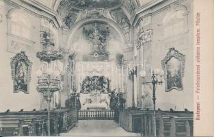 Budapest I. Felsővízivárosi plébániatemplom, főoltár, belső