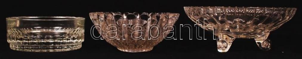 Nagy üveg tétel, összesen:8 db, hibátlanok