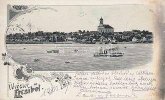 Ercsi, SS Orient, Art Nouveau litho (kis szakadás / small tear)