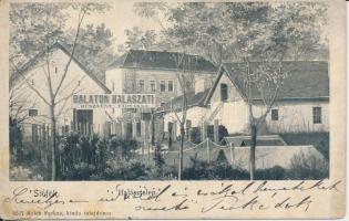 Siófok, Balaton Halászati Részvénytársaság telepe, kiadja Reich Farkas (b)