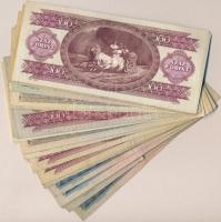 30db vegyes bankjegy tétel a forint időszakból T:vegyes