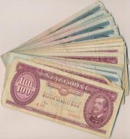 30db vegyes bankjegy tétel a forint időszakból T:vegyes