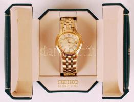 Seiko Kinetic automata karóra. Újszerű állapotban, eredeti tokjában / Seiko KInetic watch in original case in good condition