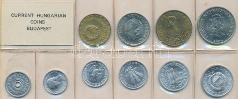 1983. 2f-20Ft 10db klf érmés forgalmi sor fóliatokban T:1