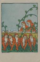 'Meseországból' / Fairy Land, dwarves 'Haladás' s: Pataky Sára (EK)