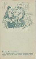 Mokány Berci / shaving humour, Kner Izidor 7. s: Garay (EK)