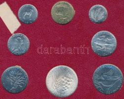 Vatikán 1974. 1L-100L + 500L Ag, 8xklf db-ból álló forgalmi szett T:1,1-
Vatican 1974. 1 Lira -100 L...