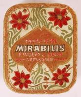 Mirabilis F. Wolff&Sohn pici papírdobozka, 4x5x2 cm